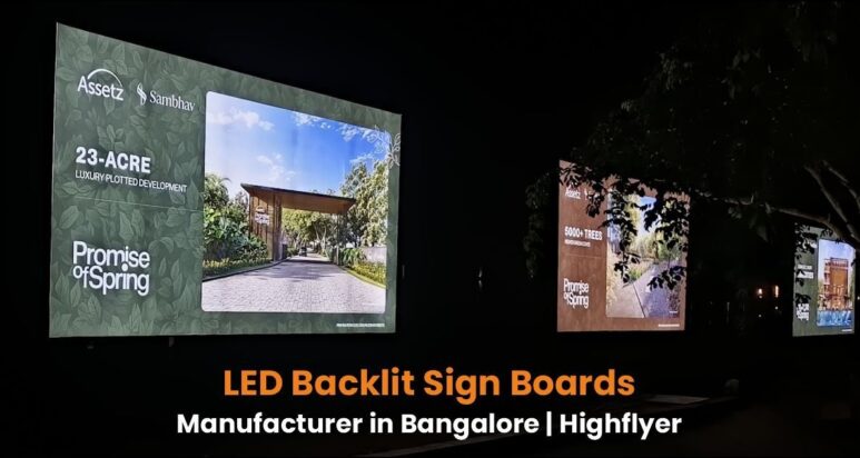 LED backlit signs