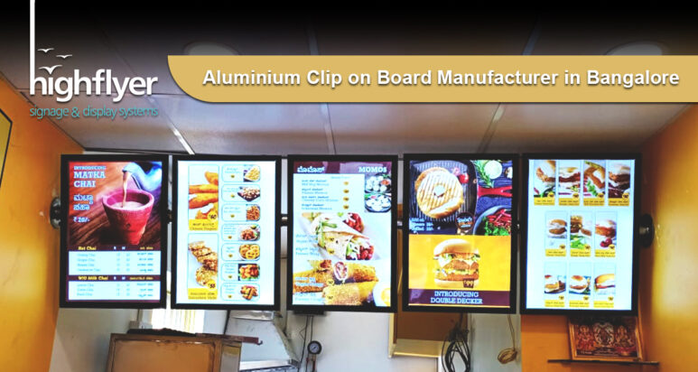 Aluminium Clip On Board Manufacturer in Bangalore - Highflyer