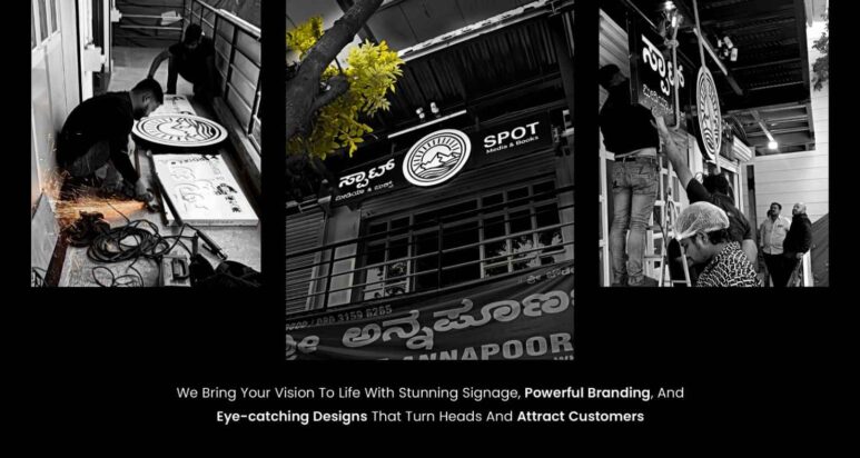 Custom LED signage makers in Bangalore